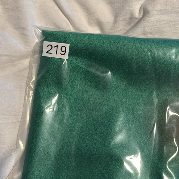 Alice + Olivia Harmon Drapey Slip Tank in Deep Sage - Picture 12 of 12